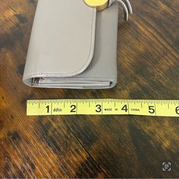 Chloe Indy Long Wallet With Flap Gray Leather‎ - Picture 4 of 16
